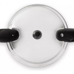 Panela de Pressão 22 cm 5,4 L Revestimento Cerâmico Linha Ceramic Life Pressure Brinox - Preto