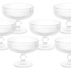 F - CJ 06 TACAS SOBREMESA 250ML SLEEK TC23231 MIMO