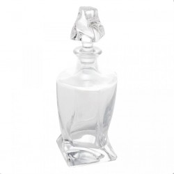 Garrafa Para Whisky De Cristal Tortile 750ml - 20624 Wolff