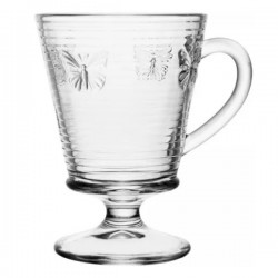 Conjunto 04 Tacas Para Cappuccino Lines Butterfly 21046 Wolff