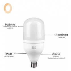 Lâmpada De Alta Potência Eco Led Black+decker 50w 6500k