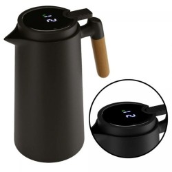 Garrafa Térmica de Plástico Preta 1L Tap 2875 Lyor