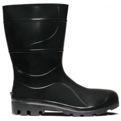 Bota Botina De Segurança N39 Pvc Cano Médio Antiderrapante