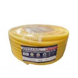 Eletroduto Conduite Corrugado PSBRASIL 20mm RL C/25m Amarelo