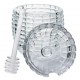 Meleira Cristal Pote de Mel Com Pegador Colmeia Bee 210ml Wolff
