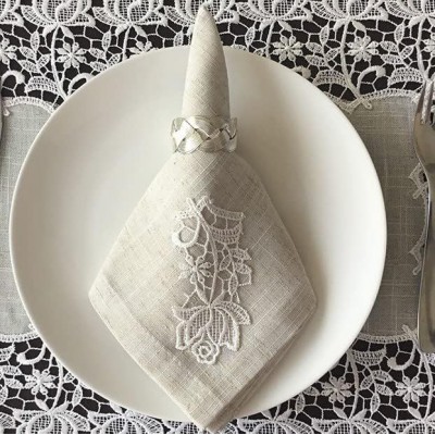 F - GUARDANAPO 40 X 40 CM BEGE RAFIMEX