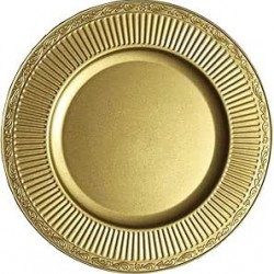 F - SP8167 SOUSPLAT 33CM RED DOURADO