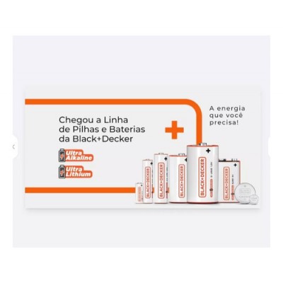 F - PILHA ALCALINA AAA BLISTER C/02 B&D