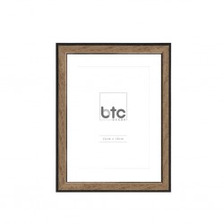 Porta Retrato 18x13 cm Bordas Finas Resina Madeira BTC