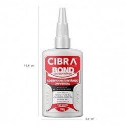 Adesivo Instantaneo 100Gr Cibra