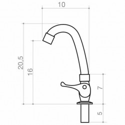 TORN LAVAT MESA GIRAT ALAVANCA ABS CR 1653 CIVITT