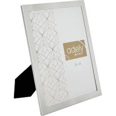 F - PORTA RETRATO 20X25 PRATA A109 7