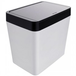 F - LIXEIRA SMART 05L BCO/PT CRIPPA