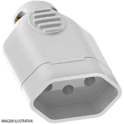 PLUGUE FEMEA 2P+T 10A 250V BR ILUMI