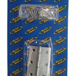 F - DOBRADICA GALVANIZADA 2.1/2 METAL NOBRE