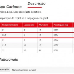 ESPATULA ACO 06CM 135 CONDOR