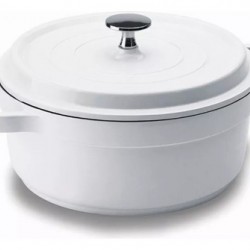 Caçarola Hercules Redonda cor Branca, 21,3CM, PA900020C