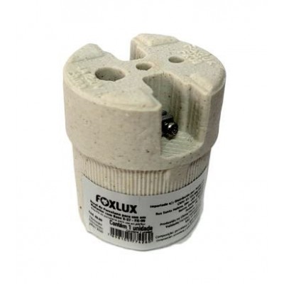 Bocal Porc P/ Plafonier E27 Foxlux