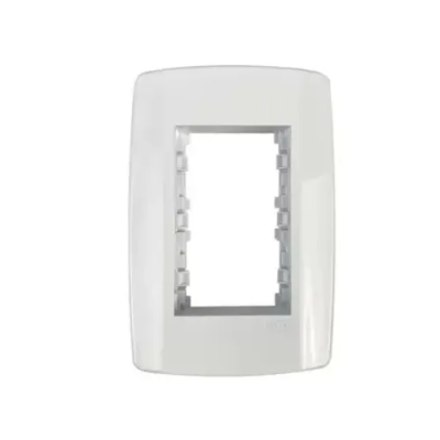 PLACA 4X2 3 POSTO C/SUP SLIM ILUMI