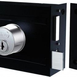 FECHADURA 701/100 SOBREPOR PRETO FOSCO STAM