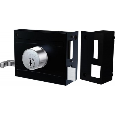 FECHADURA 701/100 SOBREPOR PRETO FOSCO STAM