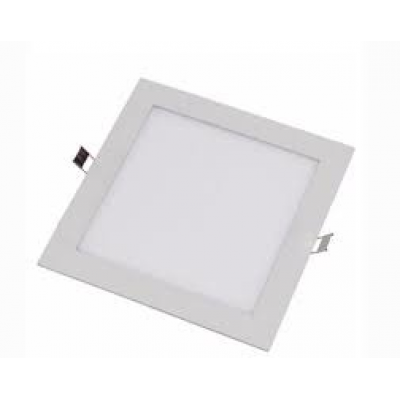 F - PAINEL LED 12W EMB QUAD 6500K BR SLIM DEMI