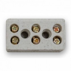 CONECTOR PORC TRIPOLAR 10MM 25A MELFI