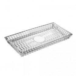 Travessa Geneva com Pé 34,5cm x 18,5cm x 11,5cm Cristal 21356 Wolff