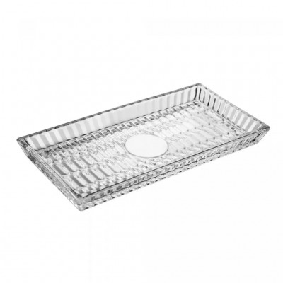 Travessa Geneva com Pé 34,5cm x 18,5cm x 11,5cm Cristal 21356 Wolff
