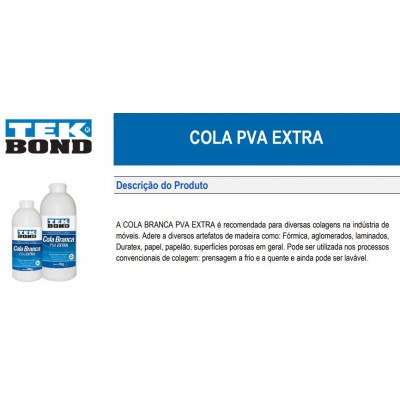 COLA BRANCA EXTRA 500GR TEKBOND