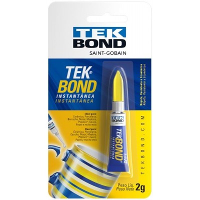 Adesivo Instantaneo 2Gr Blister Tekbond