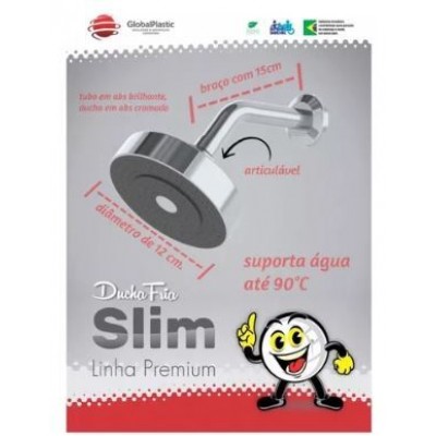 DUCHA SLIM ADV PAR BRACO CURTO GLOBAL PLAST
