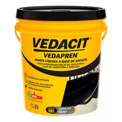 Vedapren Manta Liquida Base Asfalto 18L Vedacit