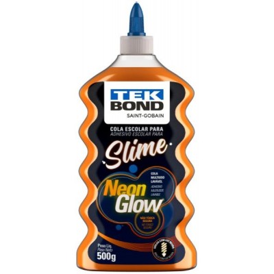 UD - SLIME NEON LARANJA 500G TEKBOND