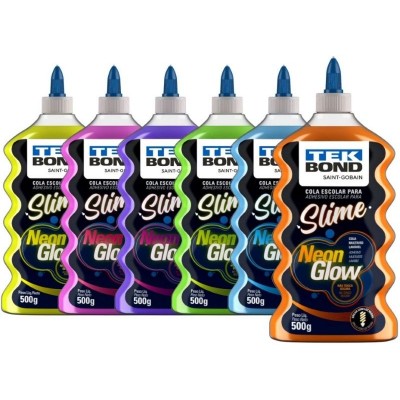 UD - SLIME NEON LARANJA 500G TEKBOND