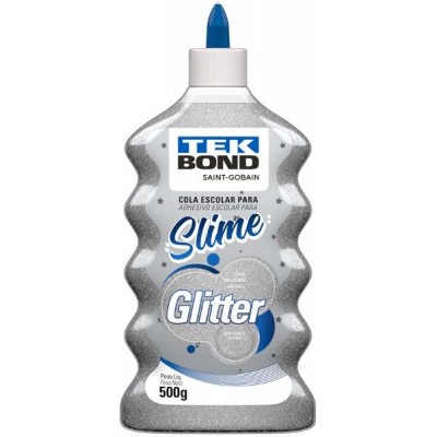 UD - SLIME GLITTER PRATA 500G TEKBOND