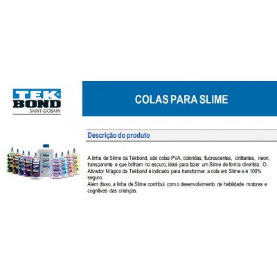 UD - SLIME NEON ROSA 500G TEKBOND