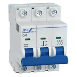 DISJUNTOR TRIPOLAR 63A BCO DIN JNG