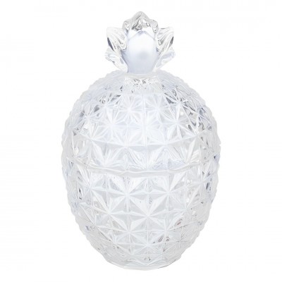 F - BOMBONIERE PINEAPPLE 15CM CRISTAL(4492)