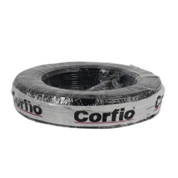 Cabo Flexivel 6,00Mm Pt Rl 100Mt Corfio