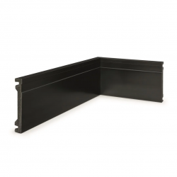 Alizar Poliestireno Ecomex Liso 10Cmx2,40M Preto