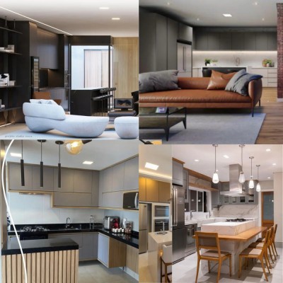 Painel Led Glight Embutir Quadrado 24W 6500K