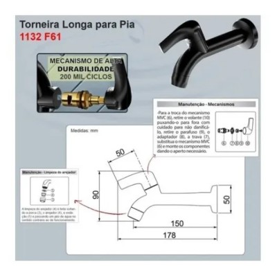 TORN PIA LONGA PT FITT 1132 F61 LORENZETTI