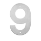 NUMERO RESIDENCIAL ACO INOX 9 6171 ANKOR