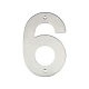 NUMERO RESIDENCIAL ACO INOX 6 6168 ANKOR