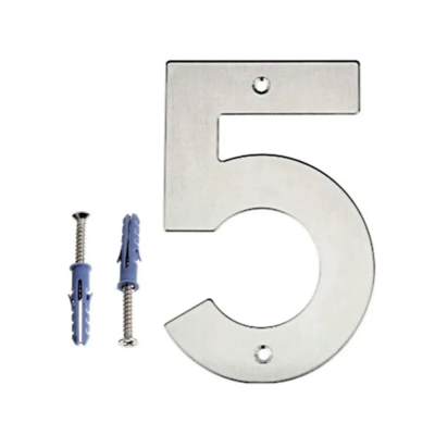 NUMERO RESIDENCIAL ACO INOX 5 6167 ANKOR