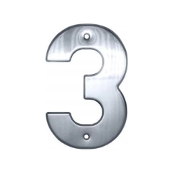 NUMERO RESIDENCIAL ACO INOX 3 6165 ANKOR