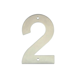 NUMERO RESIDENCIAL ACO INOX 2 6164 ANKOR