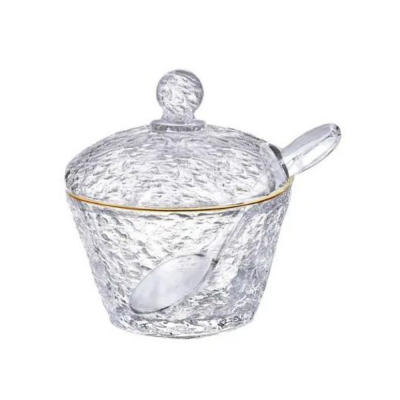 Açucareiro de Cristal Fio de Ouro Petra - 2790 Lyor