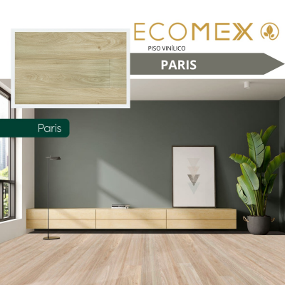 Piso Vinilico Clicado Ecomex Ecopremium Paris Cx 2,2450M²